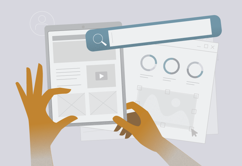 web design illustration